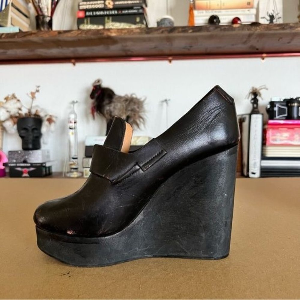 Dolls Kill E Platform Leather Oxfords - Picture 7 of 8